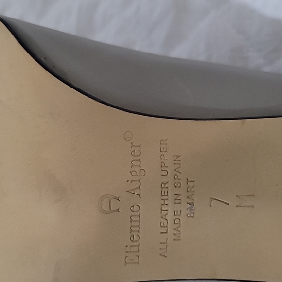 Etienne Aigner Women's Heels Gray Size 7 - Picture 8 of 13